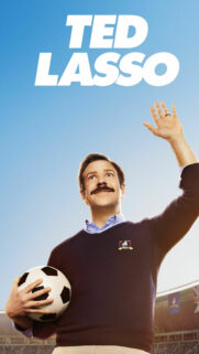 Ted Lasso Waving with Soccer Ball Mobile Wallpaper