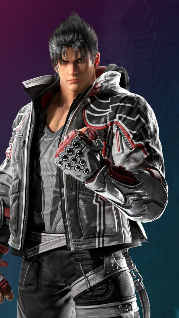Jin Kazama Tekken 8 Fighter Mobile Wallpaper