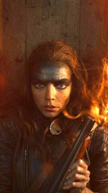 Post-Apocalyptic Warrior Woman 4K Mobile Wallpaper