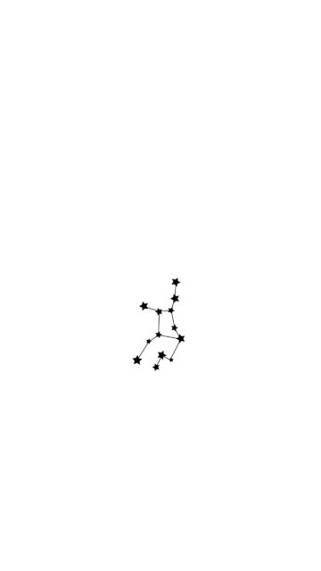 Minimalist Virgo Constellation Astrology and Zodiac Sign Wallpaper