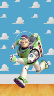 Buzz Lightyear Running Through Andy’s Room Mobile Wallpaper