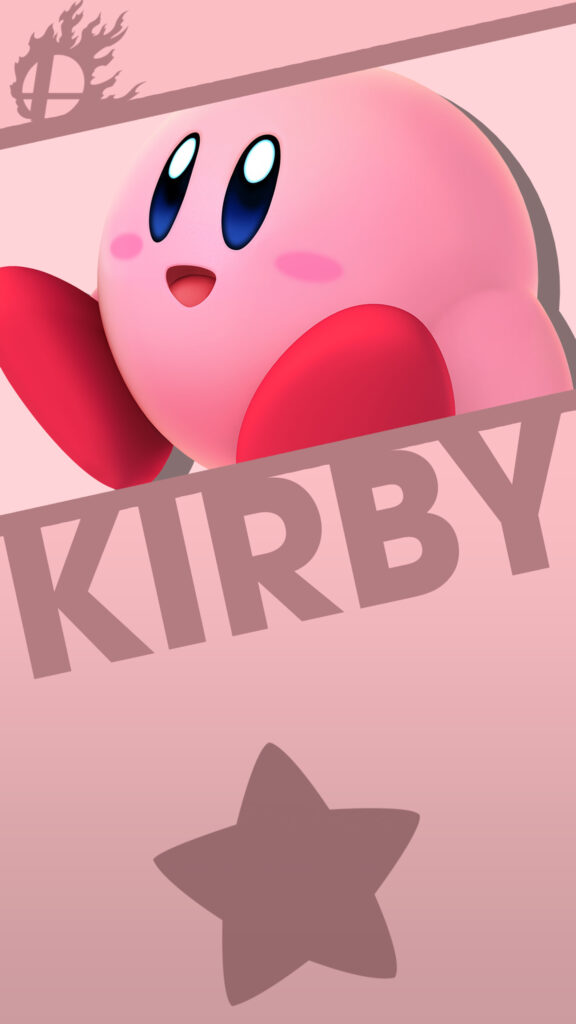 Super Smash Bros. Kirby Mobile Wallpaper