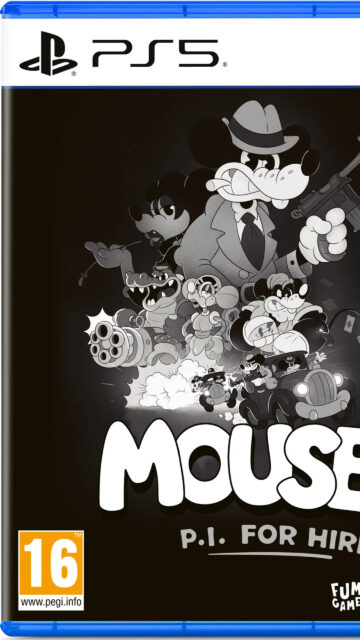 Mouse P.I. For Hire Noir Action PS5 Gaming Phone Wallpaper