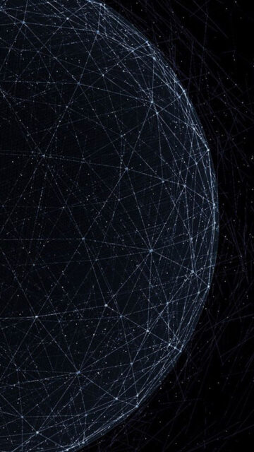 Sacred Geometry Connected Network Sphere Aesthetic Spiritual Wallpaper