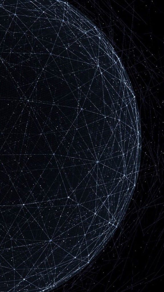 Sacred Geometry Connected Network Sphere Aesthetic Spiritual Wallpaper