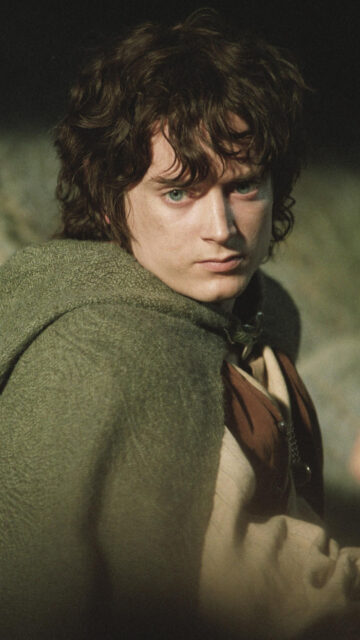 Elijah Wood as Frodo Baggins Fantasy Portrait Mobile Wallpaper
