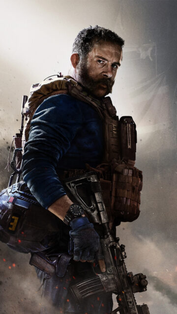 Captain Price Tactical Soldier Portrait Mobile Wallpaper