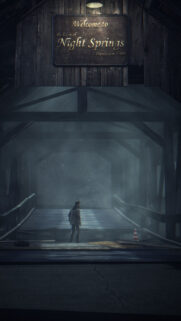 Alan Wake 2 Night Springs Bridge Mobile Wallpaper