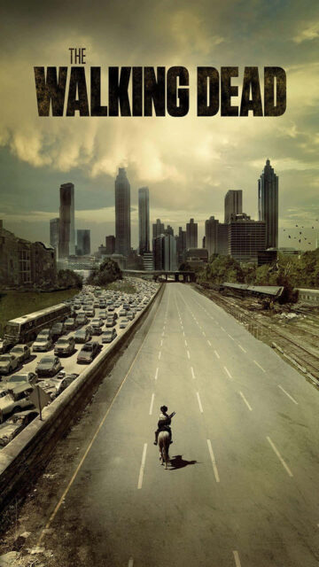 The Walking Dead Atlanta Highway Mobile Wallpaper