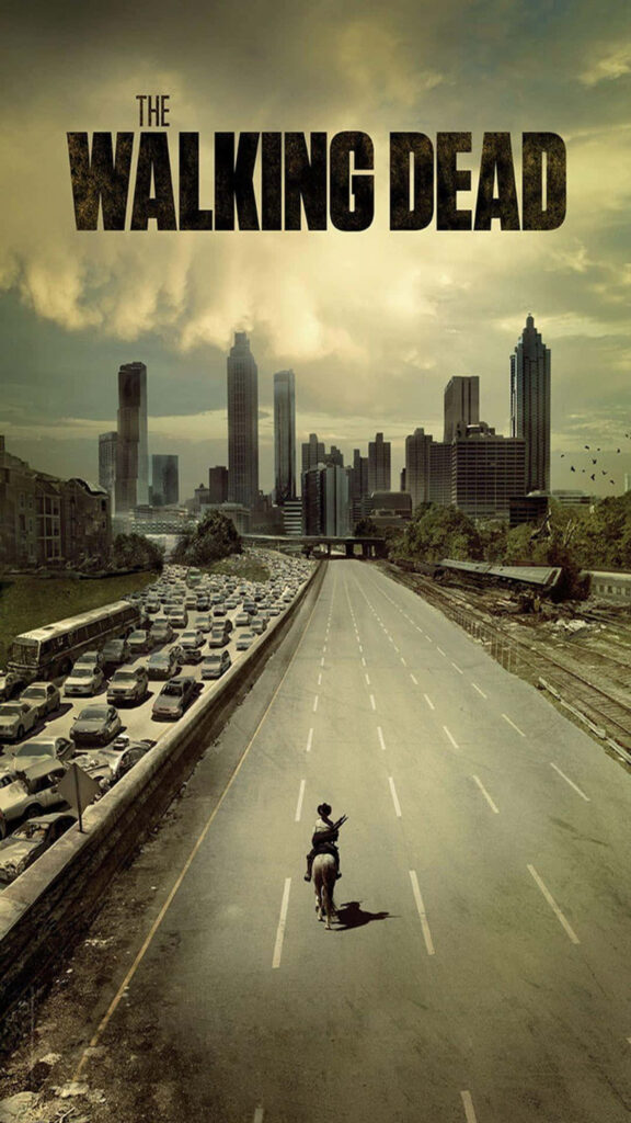 The Walking Dead Atlanta Highway Mobile Wallpaper