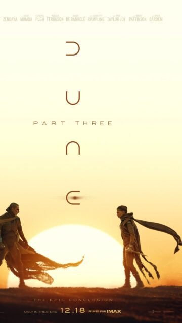 Dune Part Three Epic Conclusion Mobile Wallpaper