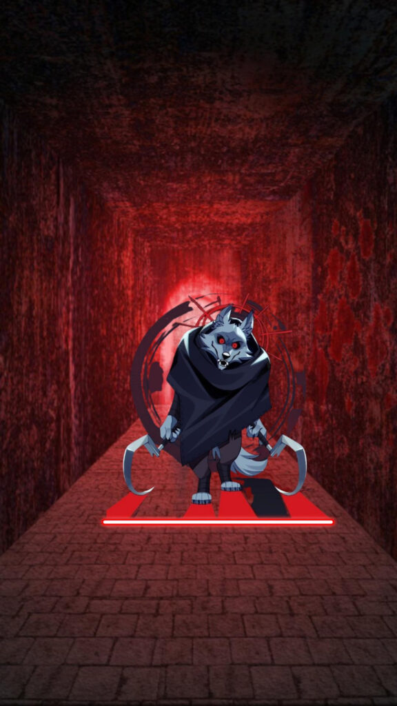 Death Wolf Puss in Boots Dual Scythes Dark Fantasy Mobile Wallpaper
