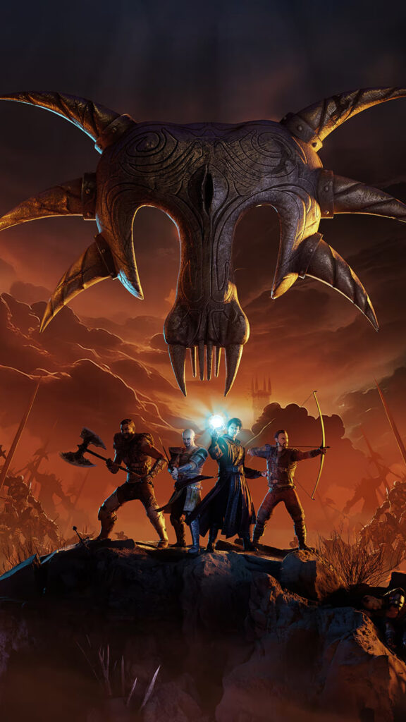 Gothic 1 Remake Dark Fantasy Battle Mobile Wallpaper
