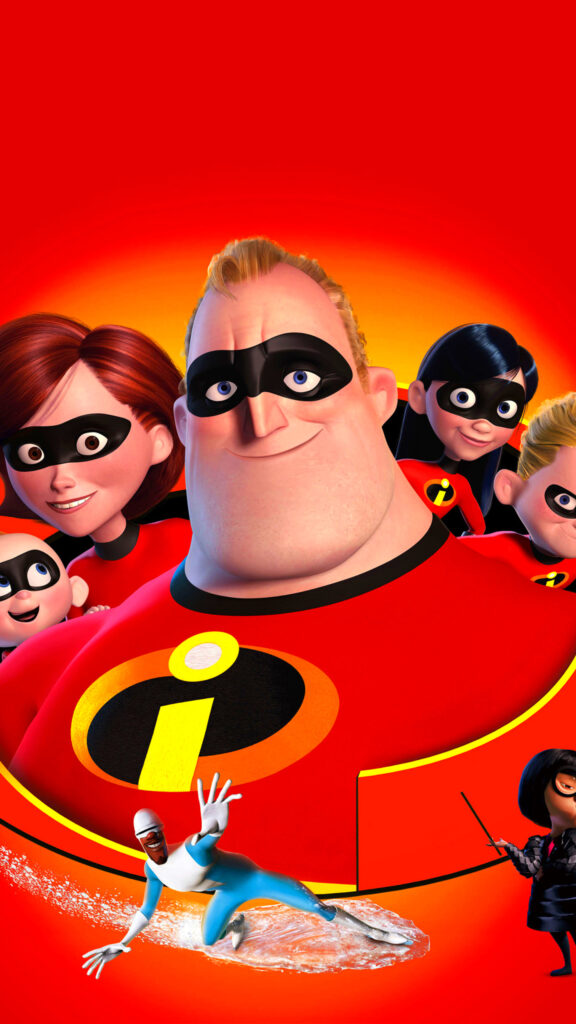 The Incredibles Family and Friends Mobile Wallpaper
