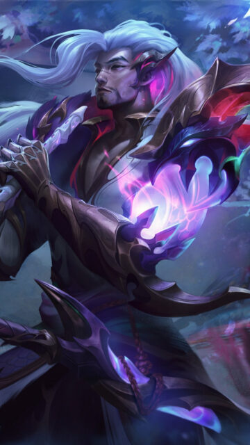 Fantasy Warrior Spirit Blossom Yasuo Mobile Wallpaper