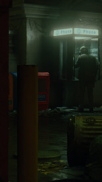 Moody Urban Night Scene 4K Phone Wallpaper