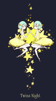 Gemini Twins Celestial Energy Zodiac Sign Aesthetic Wallpaper