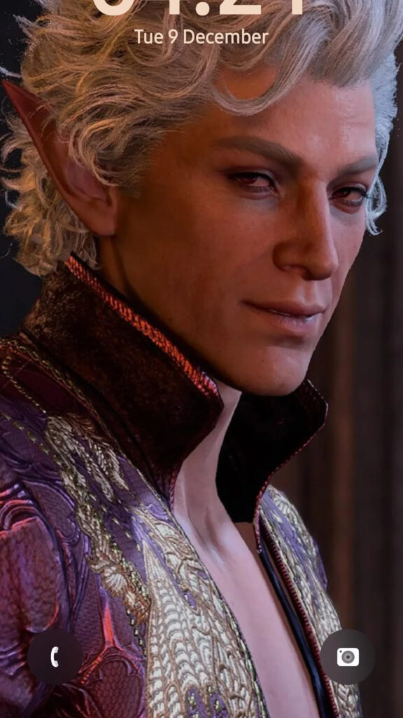 Astarion Baldur's Gate 3 Portrait Mobile Wallpaper
