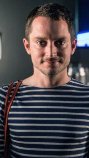 Portrait of a Man in a Striped Shirt Mobile Wallpaper
