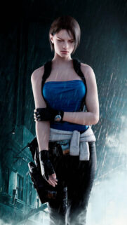 Jill Valentine Resident Evil 3 Remake Vertical Mobile Wallpaper