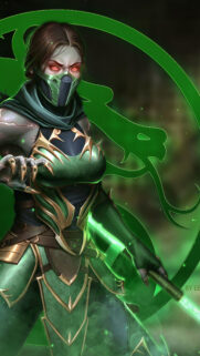 Jade Mortal Kombat Fan Art Green Warrior Mobile Wallpaper