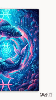 Dreamy Pisces Zodiac Art: Neptune Ruling Planet and Water Sign Energy Wallpaper
