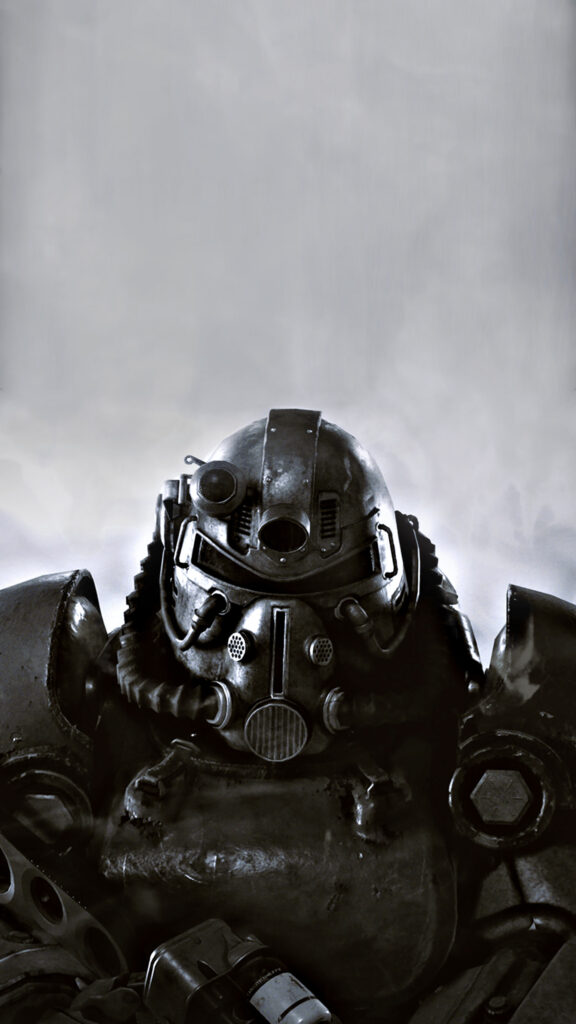 T-45 Power Armor Fallout Mobile Wallpaper