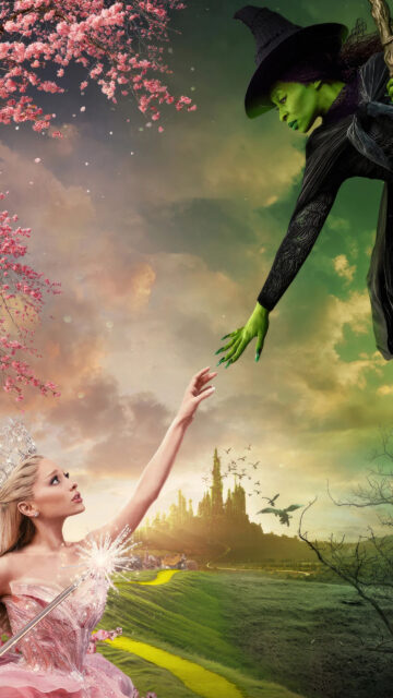 Wicked Movie Inspired Fantasy Art Mobile Wallpaper