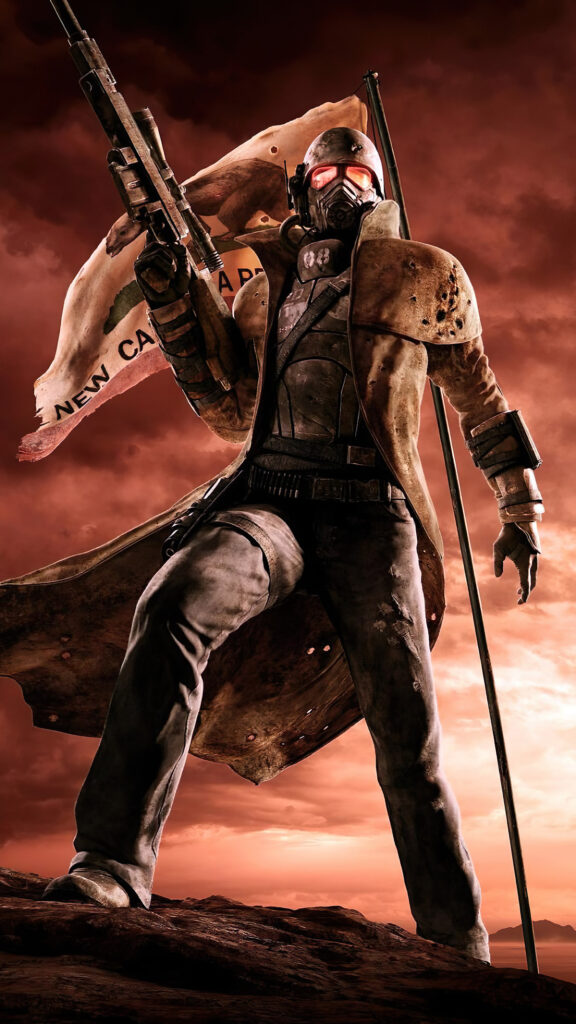 NCR Ranger Fallout New Vegas Mobile Wallpaper