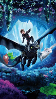 Hiccup and Toothless Magical Underwater World Mobile Wallpaper