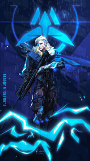 Sova Valorant Art Style Tactical Shooter 4K Mobile Wallpaper
