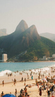 Rio de Janeiro Beach View Mobile Wallpaper