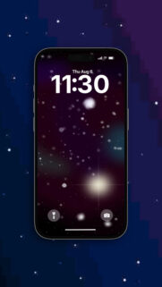 Starry Galaxy Night Sky Mobile Wallpaper
