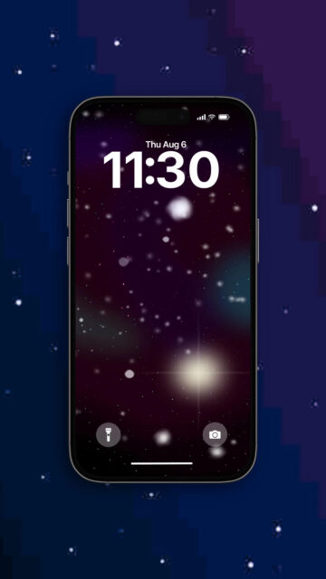 Starry Galaxy Night Sky Mobile Wallpaper