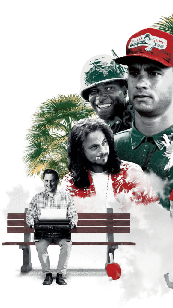 Forrest Gump Movie Collage Mobile Wallpaper