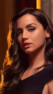 Ana de Armas Elegant Portrait Vertical Mobile Wallpaper