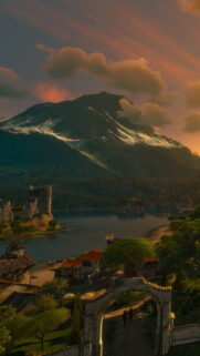 Toussaint Landscape Witcher 3 Mobile Wallpaper