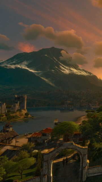 Toussaint Landscape Witcher 3 Mobile Wallpaper