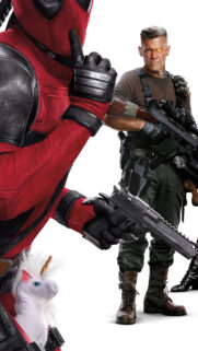Deadpool and Cable Action Movie Mobile Wallpaper