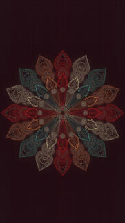 Intricate Mandala Spiritual Energy and Sacred Geometry Phone Wallpaper