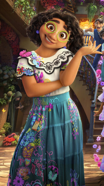 Mirabel Madrigal Vibrant Disney Animation Mobile Wallpaper