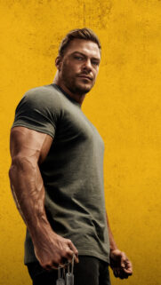 Jack Reacher Muscular Portrait Mobile Wallpaper