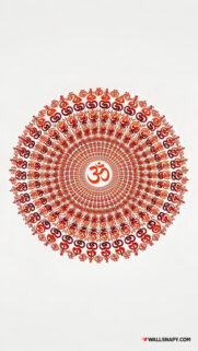 Om Symbol Mandala Spiritual Energy and Higher Consciousness Wallpaper
