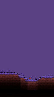 Pixel Art Purple Landscape Mobile Wallpaper