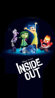 Inside Out Characters Silhouette Mobile Wallpaper