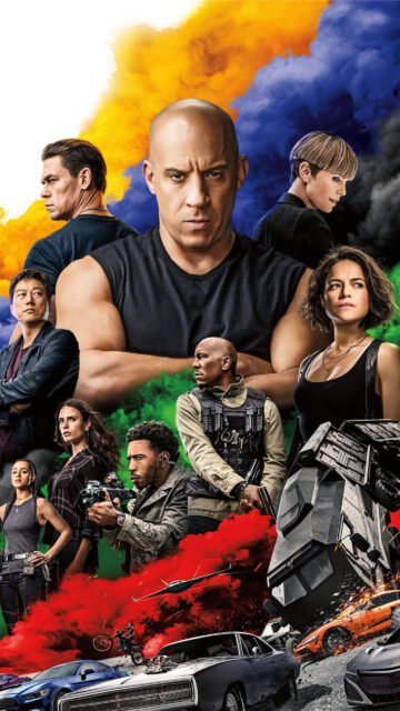 Fast & Furious 9 Cast Action Movie Mobile Wallpaper