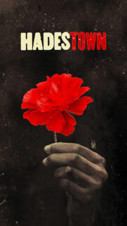 Hand Holding A Red Flower Minimalist Mobile Wallpaper