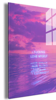 I Fucking Love Myself Vision Board Affirmation Aesthetic Wallpaper