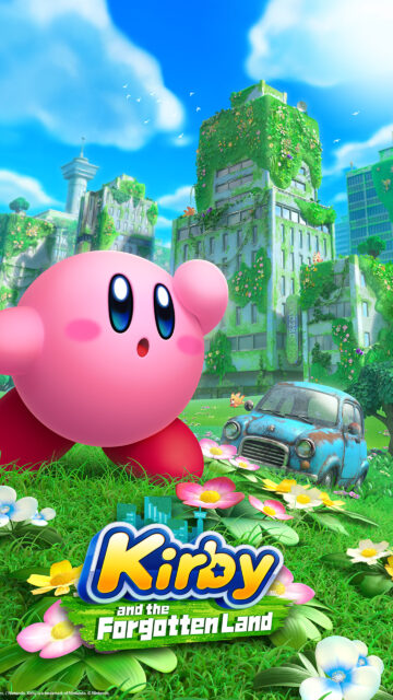 Kirby and the Forgotten Land 4K Mobile Wallpaper