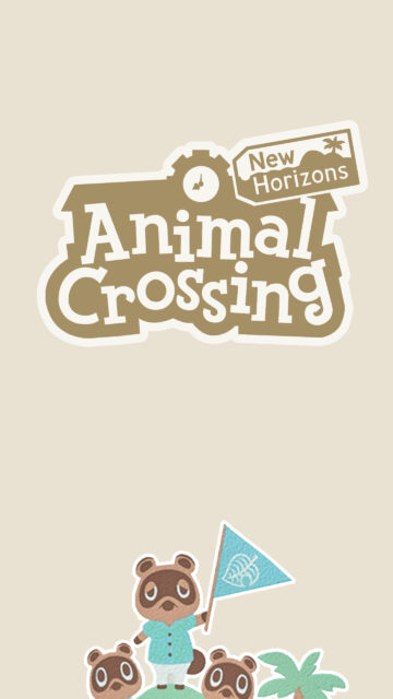 Animal Crossing New Horizons Minimalist Mobile Wallpaper